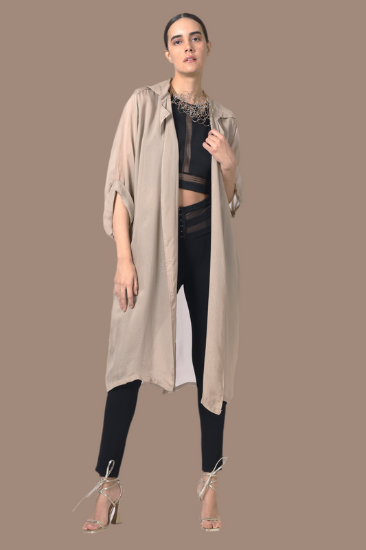Duster Coat in Organza