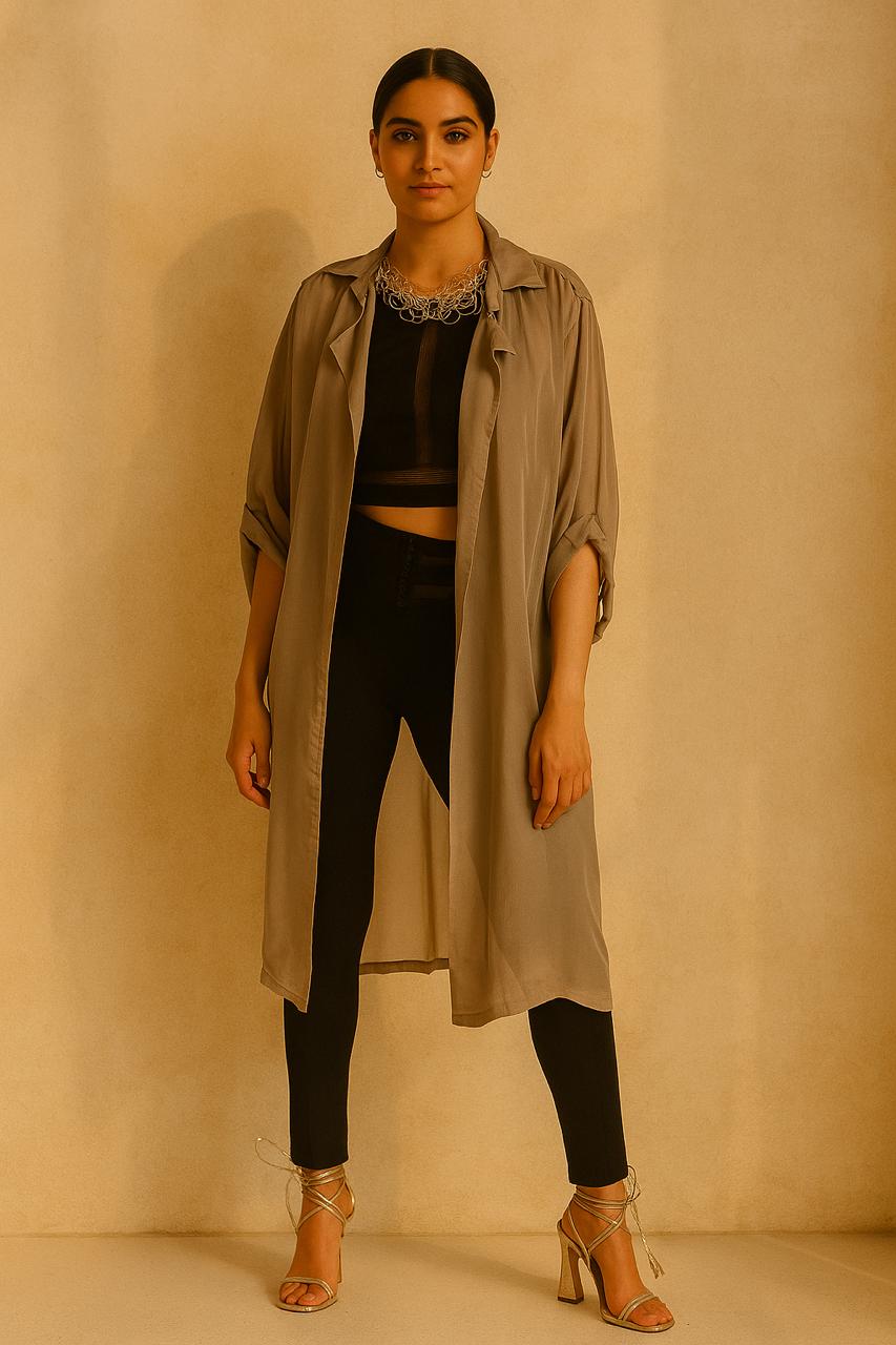 Duster Coat in Organza