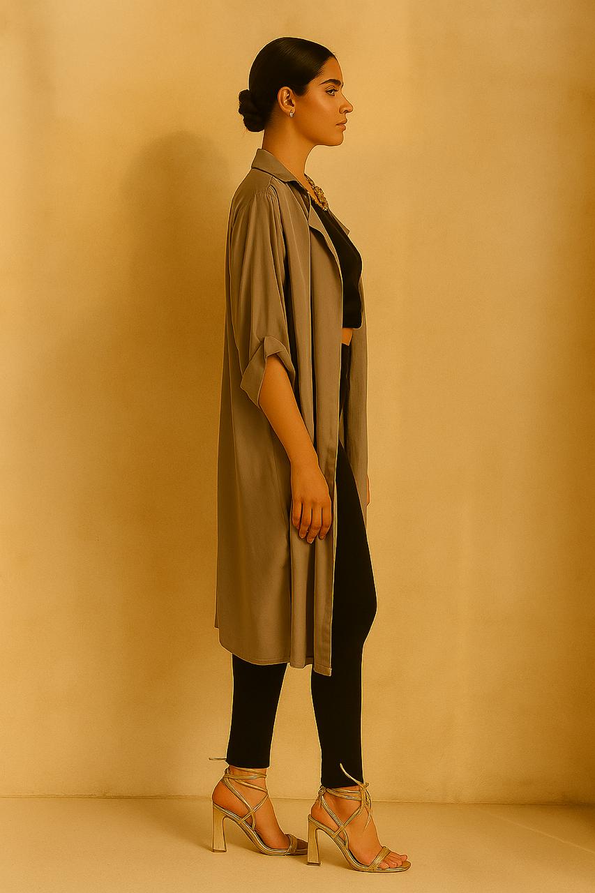 Duster Coat in Organza