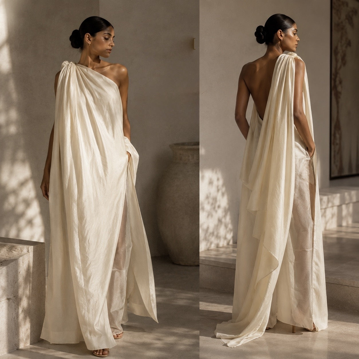 HOM House of Milk draped editorial